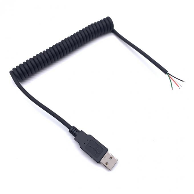 Στρογγυλοποιημένο σύρμα ελατήρια USB για να ανοίξει 4 καλωδίων καλωδίων καλωδίων 6