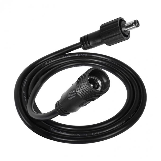 Αδιάβροχο ανδρικό σε θηλυκό DC Jack 5.5x2.1mm 5.5x2.5mm 3.5x1.35mm Καλώδιο επέκτασης ισχύος για φως LED 0