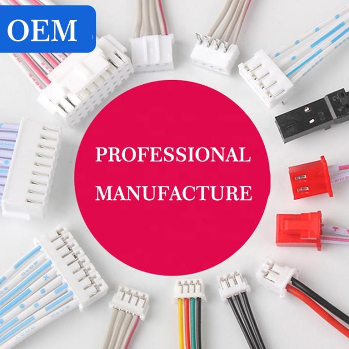 Προσαρμοσμένο JST PH XH SH Molex Crimp Dupont IDC Terminal Connector Wire Harness Cable 0