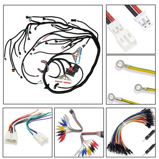 Προσαρμοσμένο JST PH XH SH Molex Crimp Dupont IDC Terminal Connector Wire Harness Cable 1