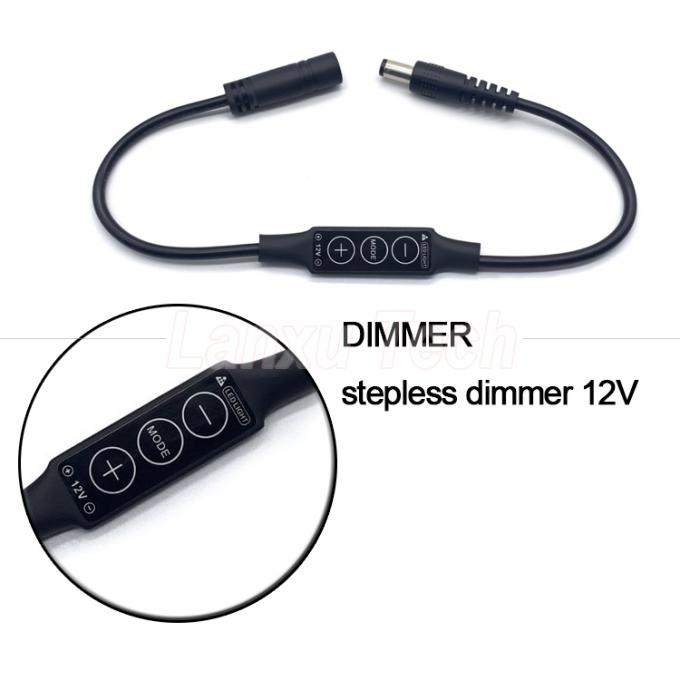Άμεσο φως αρσενικό προς θηλυκό DC βαρέλι Jack 5.5x2.1mm 5.5x2.5mm 3.5x1.35mm Καλώδιο Dimmer για LED λάμπα Strip 0