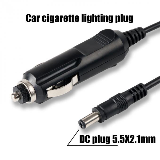 Υψηλής ποιότητας DC πρίζα 5.5x2.1mm Αμαξοκίνητο τσιγάρο αναπτήρα φορτιστή καλώδιο προσαρμογέα 2