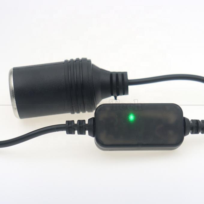 Εγκατάσταση φορτιστή USB A αρσενικό 5V έως 12V Συσκευή αυτοκινητοκινητοκινητήρα για αναπτήρα τσιγάρων Συσκευή θηλυκό καλώδιο μετατροπής 4