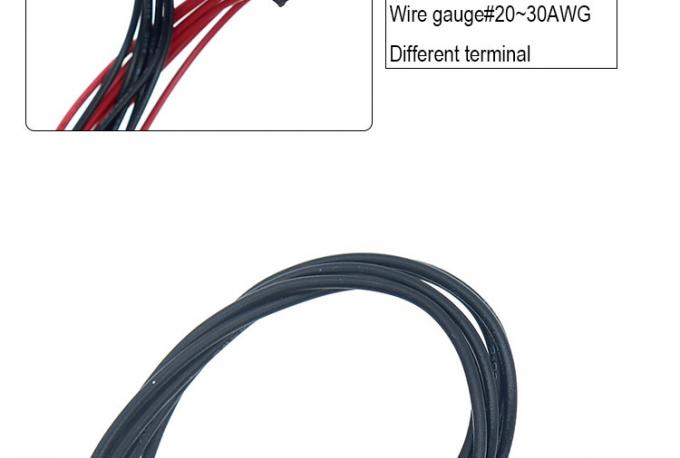 Προσαρμοσμένο αρσενικό σε θηλυκό 4 6 8 Pin Molex Micro Fit 3.0 Connector Harness Cable 1