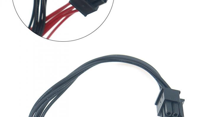 Προσαρμοσμένο αρσενικό σε θηλυκό 4 6 8 Pin Molex Micro Fit 3.0 Connector Harness Cable 3