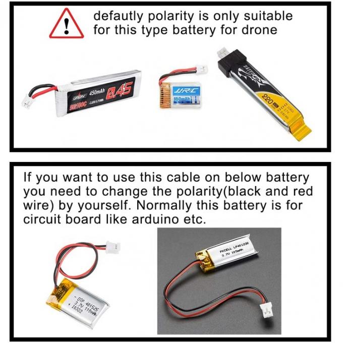 Άντρας Γυναίκα 2 καρφίτσες JST PH 2.0 Pitch 2.0mm Connector Wire Harness Cable 5
