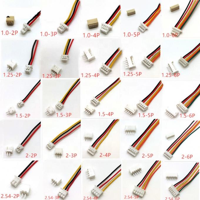 Προσαρμοσμένο σύρμα Molex JST PH XH SH 2p 3p 4p 5p 6p 7p 8p 9p 10p 0