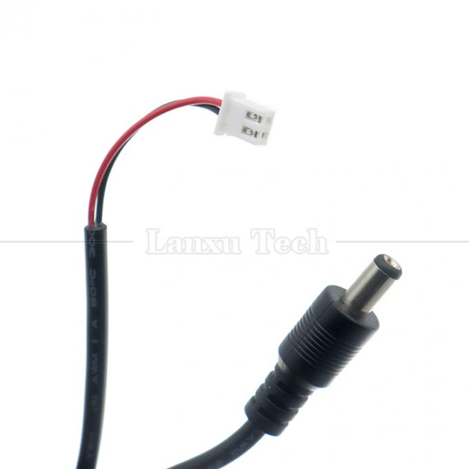 Προσαρμοσμένο συρματόπλεγμα 5.5x2.1mm αρσενικό DC βαρέλι Jack για JST XH θηλυκό καλώδιο σύνδεσης 0
