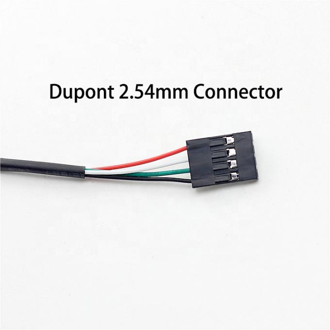 Προσαρμοσμένο 4 Pin Dupont 2.54mm έως Molex 1.25mm Pitch Connector Wire Harness Assembly Cable 1