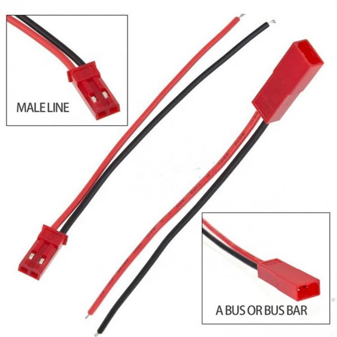 22AWG αρσενικό θηλυκό JST SYP 2 PIN σύνδεσμος καλώδιο καλωδίου για Led Lamp Strip RC παιχνίδια ελικόπτερο 1