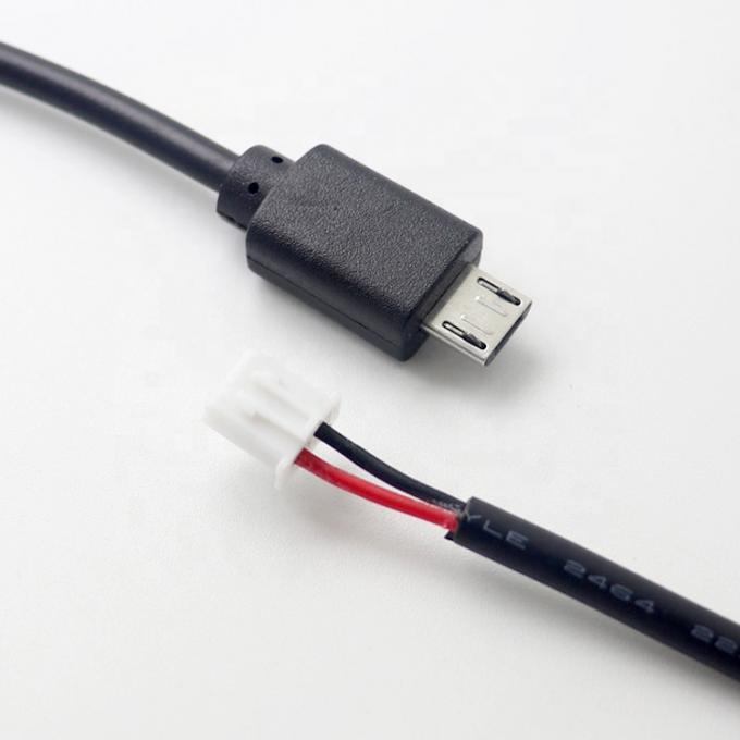 Προσαρμοσμένο 10cm 30cm 0.5m 1m Micro B 5P έως 2P JST XH 2.54mm καλώδιο συσσωρευτή 0