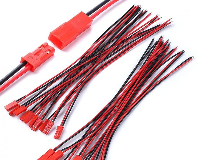22AWG αρσενικό θηλυκό 2 PIN JST SYP RCY Plug Connector to Bare End Pigtail Wire Lead Cable Harness για μπαταρία LED Strip 0