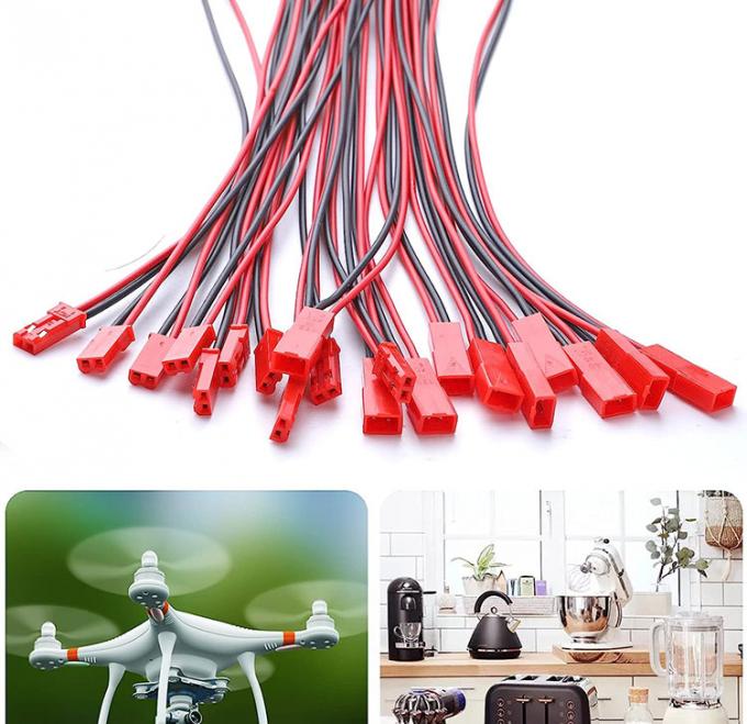 22AWG αρσενικό θηλυκό 2 PIN JST SYP RCY Plug Connector to Bare End Pigtail Wire Lead Cable Harness για μπαταρία LED Strip 4