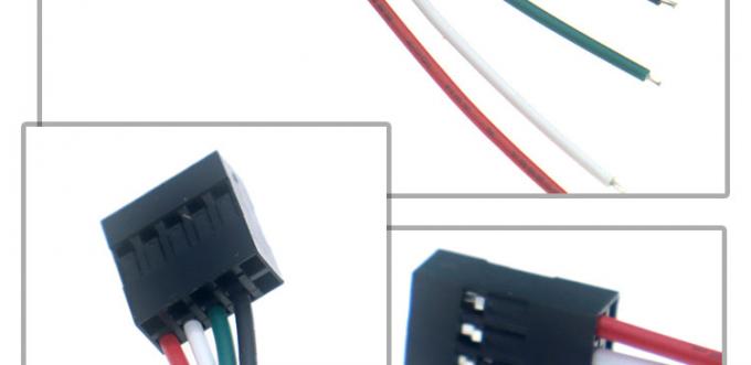 Καλώδιο καλωδίωσης καλωδίωσης σύνδεσης Dupont με 2,54 mm Pitch 9 5
