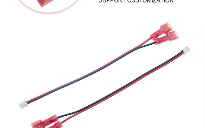 Προσαρμοσμένο JST PH SH ZH XH MX 2 3 4 5 6 7 8 Pin Connector σε 6.3mm Spade Terminal Cable 1
