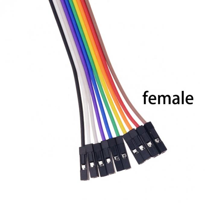 10 πιν Alligator Clip για θηλυκό Dupont Breadboard Test Lead Jumper Wires για Raspbrry Pi 1