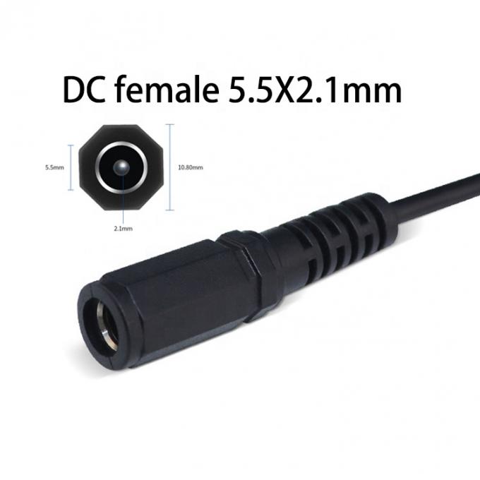 Προσαρμογή DC 5.5x2.1mm 5.5x2.5mm 3.5x1.35mm 4.0x1.7mm Bareel Jack Plug σε JST XH PH SH VH MX καλώδιο σύνδεσης 3
