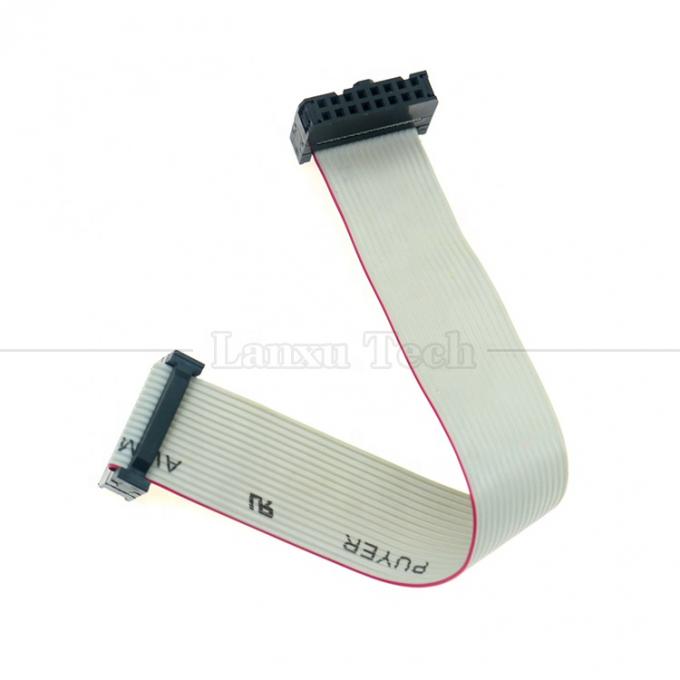 Γυναίκα σε γυναίκα 16 PIN 1,27mm Pitch IDC 2,54mm Connector GPIO Grey Flat Ribbon Wire Cable για σκληρούς δίσκους CD Raspberry Pi 3