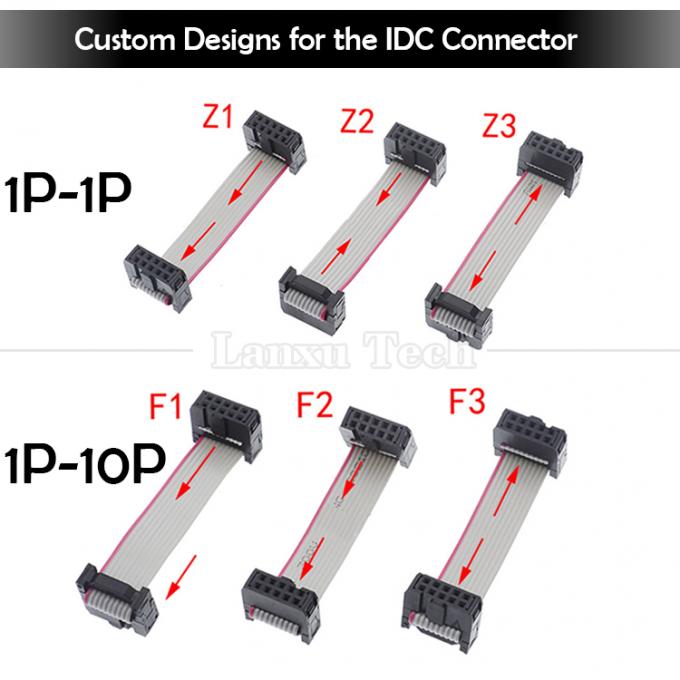 6 8 10 12 14 16 18 20 24 26 30 32 34 40 50 60 64 PIN 1,27 mm Στροφή IDC 2,54 mm 2,0 mm Συνδετήρας 3