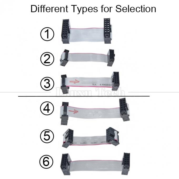 Προσαρμοσμένο 4 έως 80 10 16 18 20 30 40 50 60 64 PIN 1.27mm Στροφή FCC IDC 2.54mm Συνδέτης επίπεδο καλώδιο κορδέλας 2