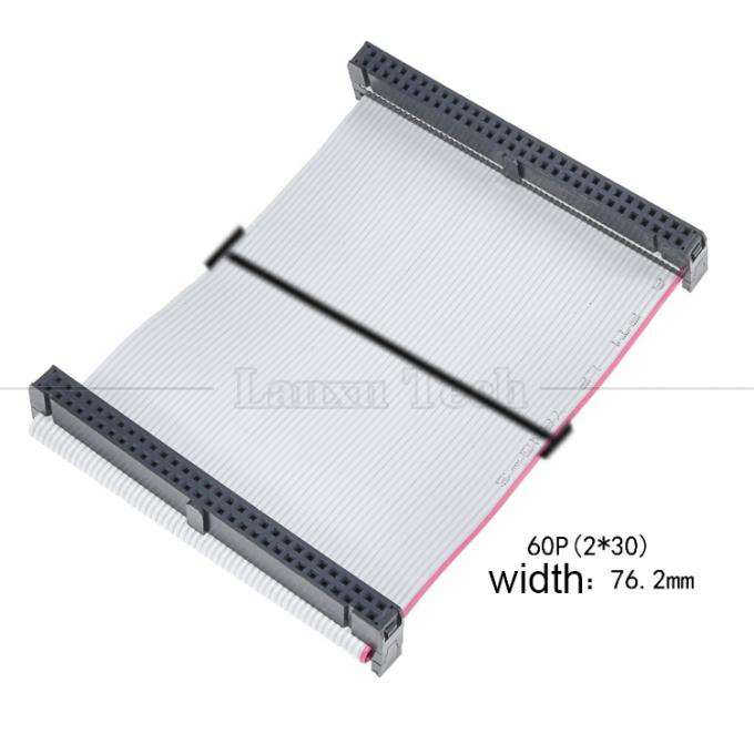 Προσαρμοσμένο 4 έως 80 10 16 18 20 30 40 50 60 64 PIN 1.27mm Στροφή FCC IDC 2.54mm Συνδέτης επίπεδο καλώδιο κορδέλας 9