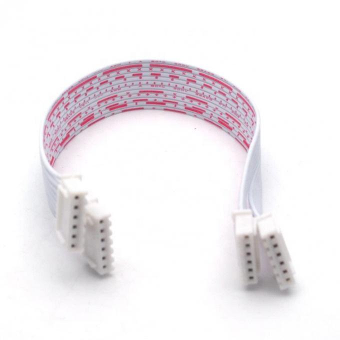 Προσαρμοσμένο 2 3 4 5 6 7 8 Pin JST XH 2.54mm Pitch Connector Flat Ribbon Cable 4