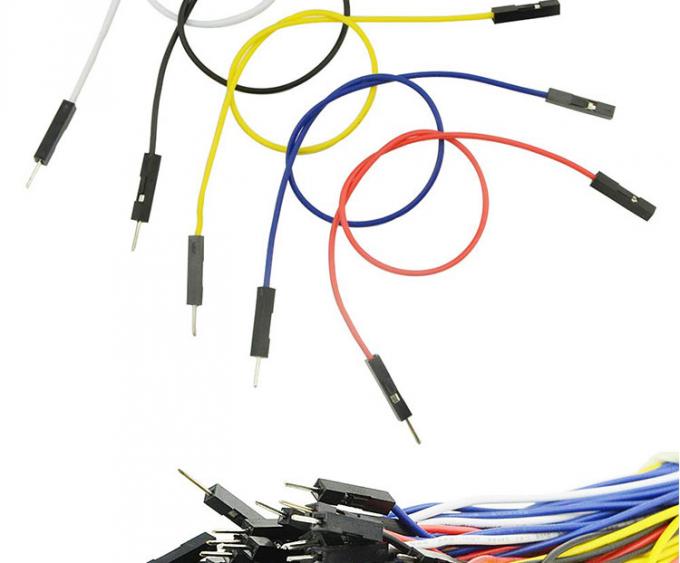 Άντρας προς Άντρας Γυναίκα προς Γυναίκα 2.54mm 1 Pin Dupont Connector Solderless Breadboard Jumper Wire για Arduino 1