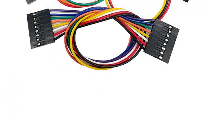 2p 3p 4p 5p 6p 7p 8p 9p 10p Γυναίκα προς γυναίκα 2.54mm Dupont Connector Ribbon Jumper Wire 5