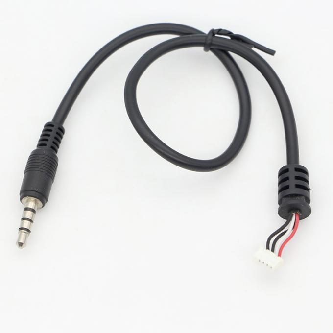 Προσαρμοσμένη συναρμολόγηση 1M 2M 3M 3.5mm TRRS Audio DC Jack σε JST 2.0mm 2.54mm Pitch Cable 0