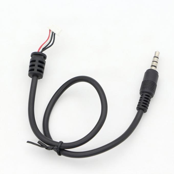 Προσαρμοσμένη συναρμολόγηση 1M 2M 3M 3.5mm TRRS Audio DC Jack σε JST 2.0mm 2.54mm Pitch Cable 4