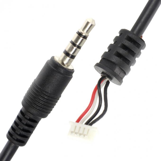 Προσαρμοσμένη συναρμολόγηση 1M 2M 3M 3.5mm TRRS Audio DC Jack σε JST 2.0mm 2.54mm Pitch Cable 1