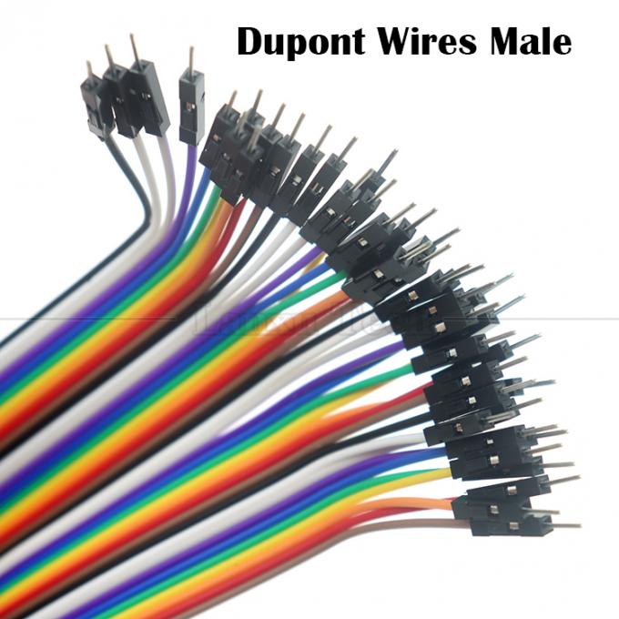 40 PIN Άντρας προς Άντρας 2.54mm Dupont Breadboard GPIO Raspberry Pi 2
