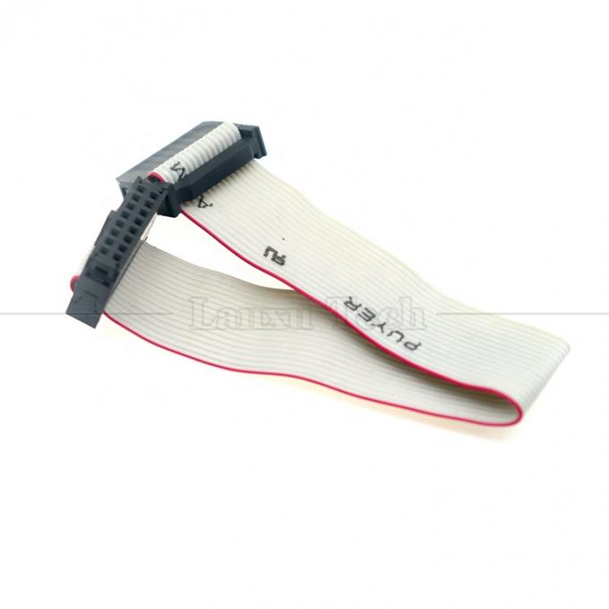 IDC 2.54mm Connector 8 10 12 14 16 18 20 30 40 50 60 PIN 1.27mm Pitch Grey Flat Ribbon Καλώδιο 7