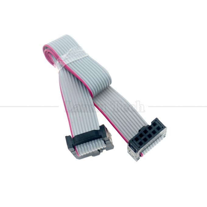 Γυναίκα προς Γυναίκα 10 PIN 1.27mm Pitch IDC 2.54mm Connector GPIO Grey Flat Ribbon Wire Cable για σκληρούς δίσκους CD Raspberry Pi 3
