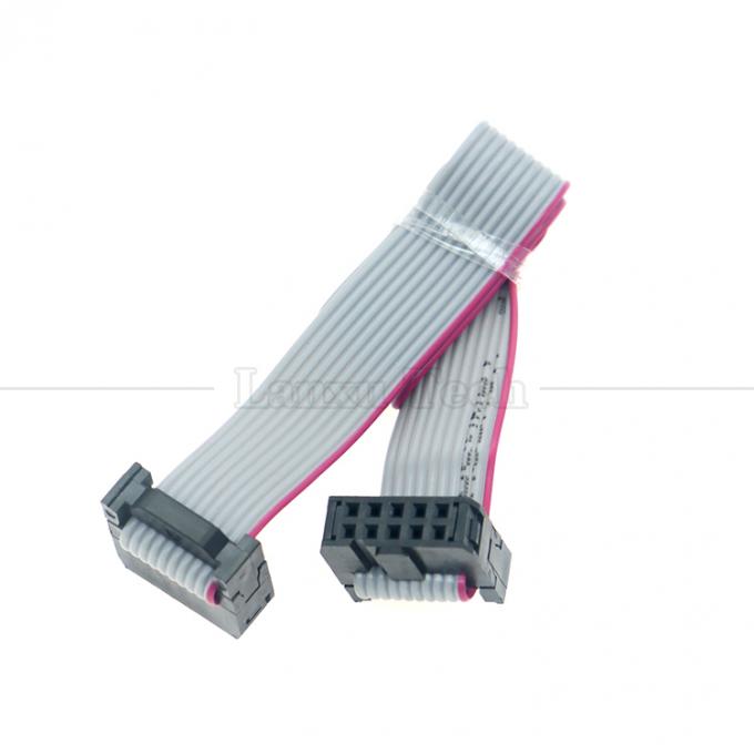 Γυναίκα προς Γυναίκα 10 PIN 1.27mm Pitch IDC 2.54mm Connector GPIO Grey Flat Ribbon Wire Cable για σκληρούς δίσκους CD Raspberry Pi 4