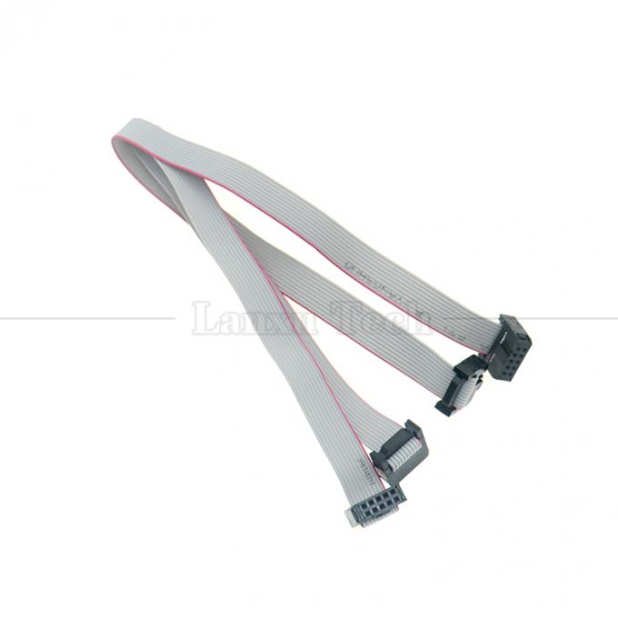 Γυναίκα προς Γυναίκα 10 PIN 1.27mm Pitch IDC 2.54mm Connector GPIO Grey Flat Ribbon Wire Cable για σκληρούς δίσκους CD Raspberry Pi 5