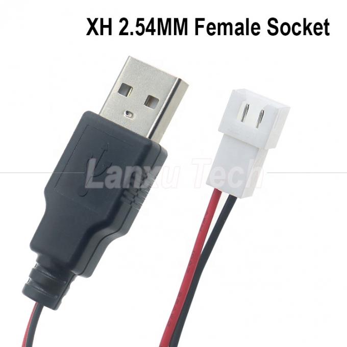 USB τύπου Α αρσενικό προς JST XH 2.54 Pitch 2 Pin θηλυκό καλώδιο πρίζας 2