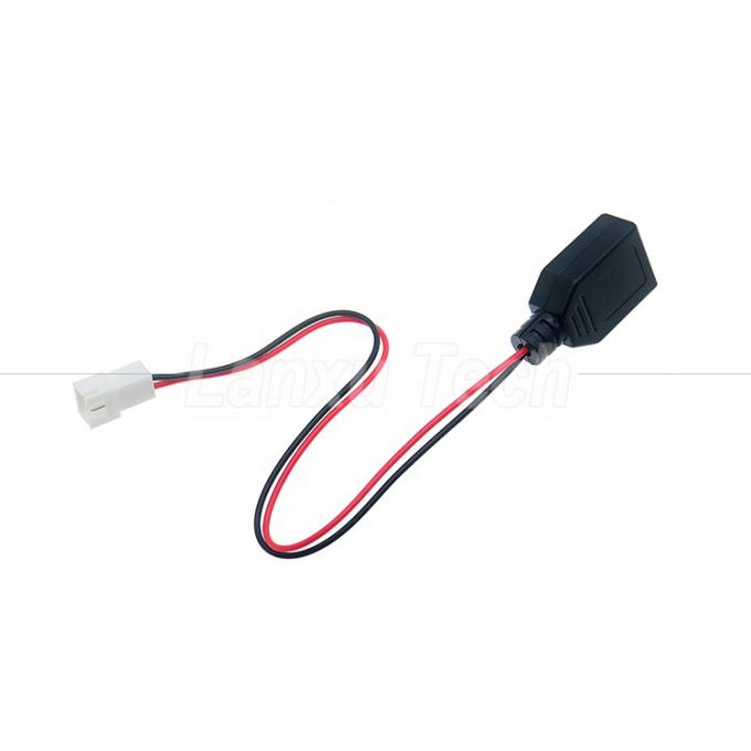 USB τύπου Α θηλυκό σε JST XH 2.54 Pitch 2 Pin θηλυκό καλώδιο πρίζας 4