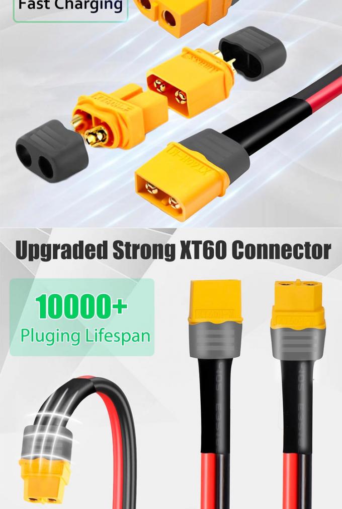 10AWG 12AWG Άντρας προς θηλυκό XT60 XT60H Συνδέτης Διάτακτη παρατάσεως καλώδιο για RC μπαταρία σταθμού παραγωγής ενέργειας Ηλιακό πάνελ 3