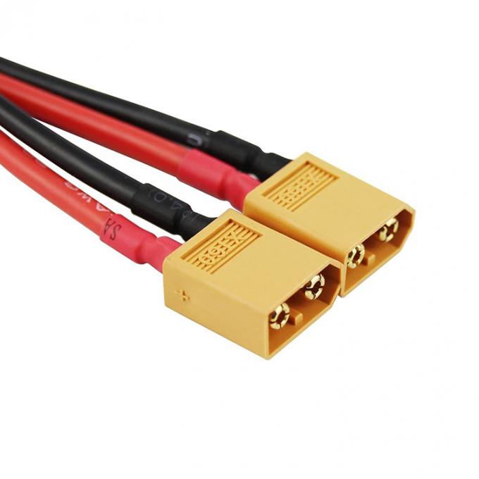 14AWG XT60 1 Διάταξη καλωδίου διαχωρισμού Y από θηλυκό σε αρσενικό για μπαταρία RC Lipo 3