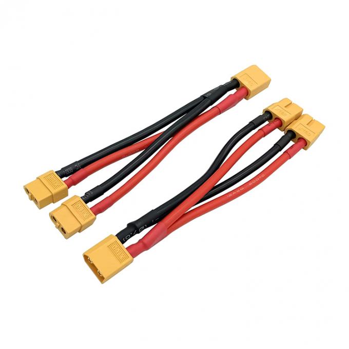 14AWG XT60 1 αρσενικό σε 2 θηλυκό Y splitter καλώδιο επέκτασης για μπαταρία RC Lipo 2