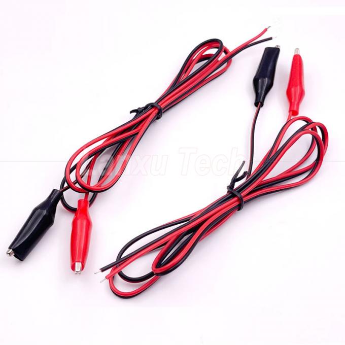 12v Μαύρο Κόκκινο Ηλεκτρικό Δοκιμή οδηγεί Jumper Wire Αλιγάτορα Αλιγάτορα Clips καλώδιο 0