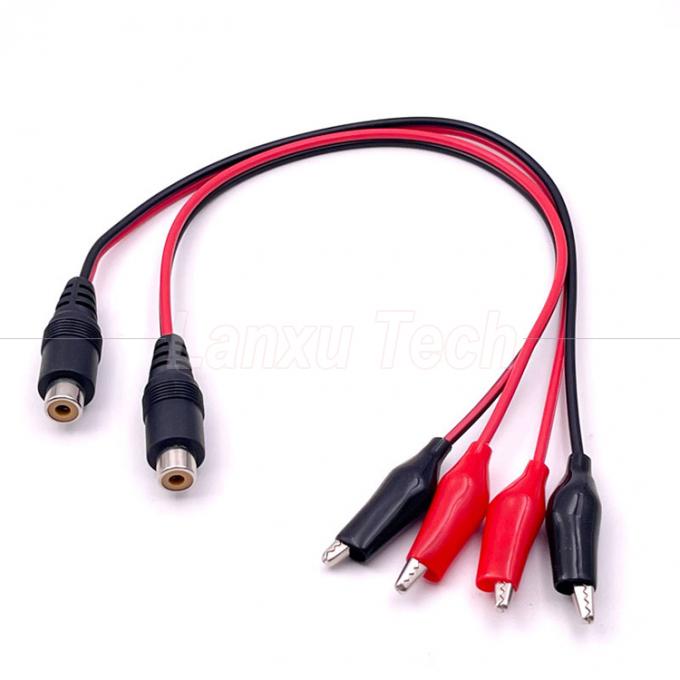 RCA AV θηλυκό για την αλκαδόρο Clips καλώδιο για ομιλητή 0