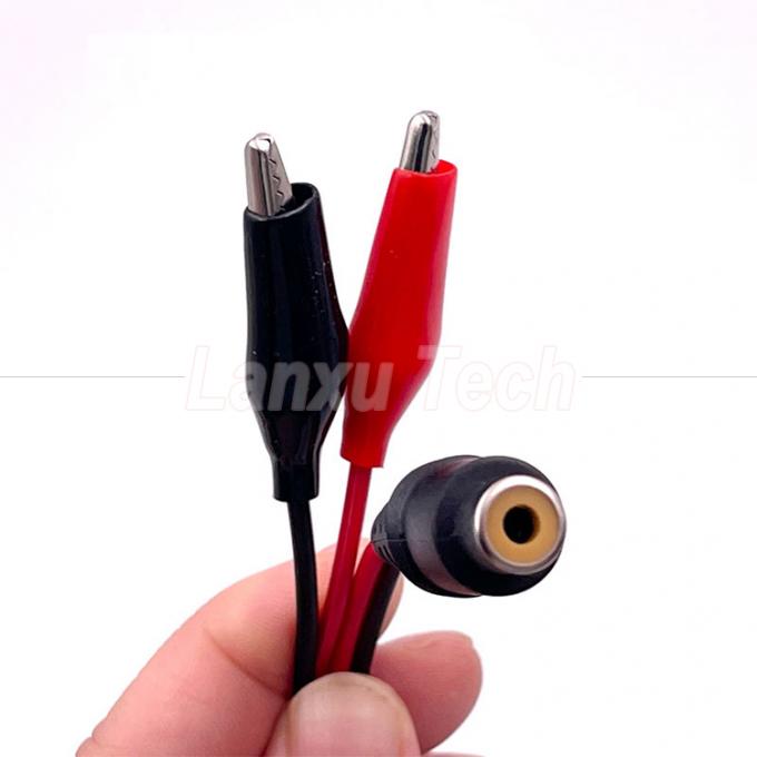 RCA AV θηλυκό για την αλκαδόρο Clips καλώδιο για ομιλητή 3