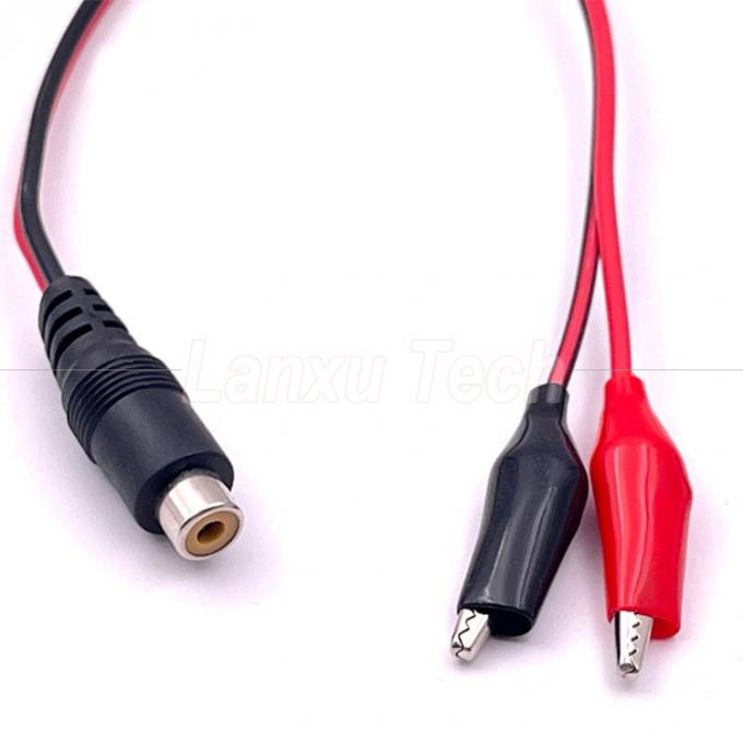 RCA AV θηλυκό για την αλκαδόρο Clips καλώδιο για ομιλητή 4