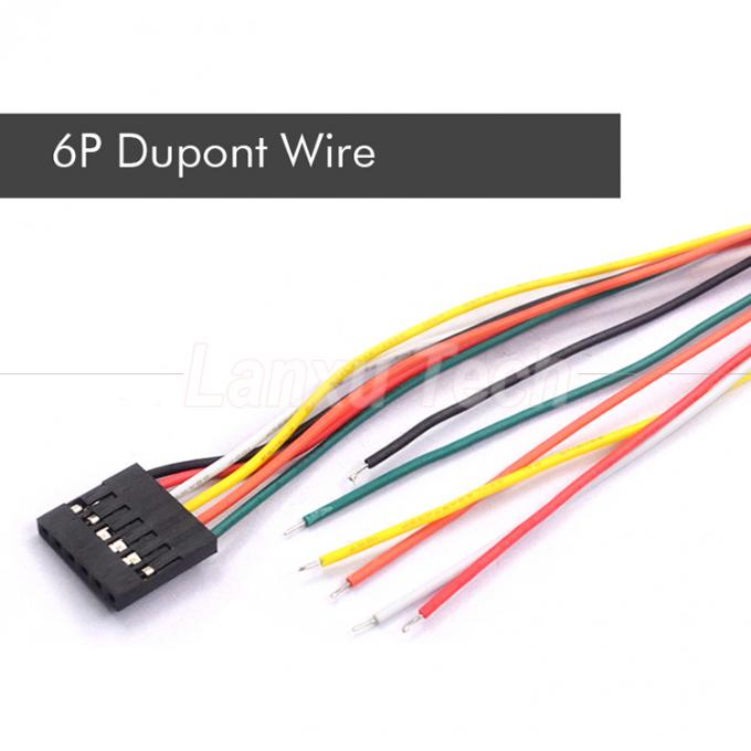 10cm 20cm 30cm 50cm 2 Pin 3 4 5 6 8 10 Pin Dupont 2.54mm Σύνδεσμος καλωδίου Jumper Wire Harness 6