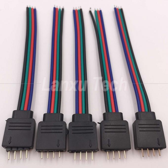 RGB 4 Pin Connector 5050 LED καλώδιο ταινίας 2