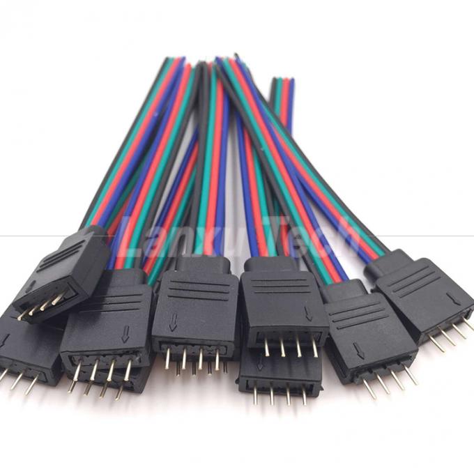RGB 4 Pin Connector 5050 LED καλώδιο ταινίας 0