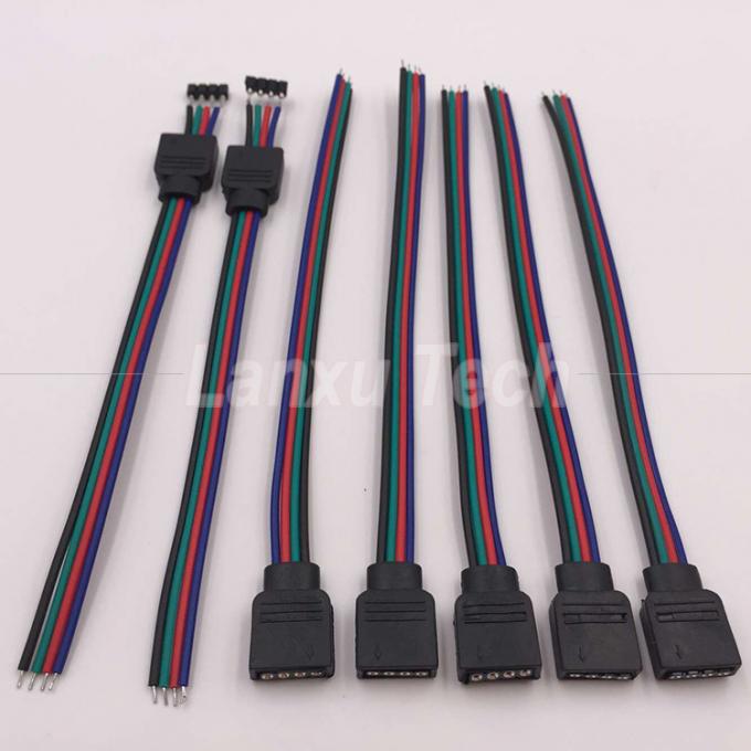RGB 4 Pin Connector 5050 LED καλώδιο ταινίας 3
