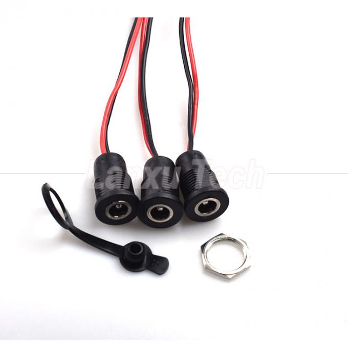 DC 022 5.5x2.1mm 5.5x2.5mm Γυναικεία πρίζα πριονισμένη στο JST SM 2 Pin Connector Cable 2